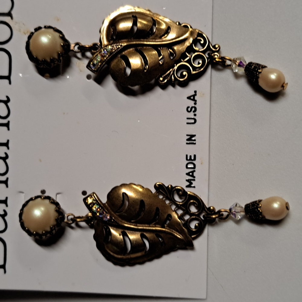 Vintage banana Bob earrings